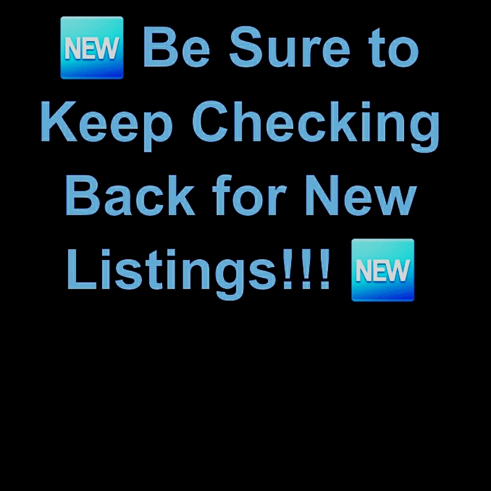 🆕️ 11/1/25 Listings Added!!!
